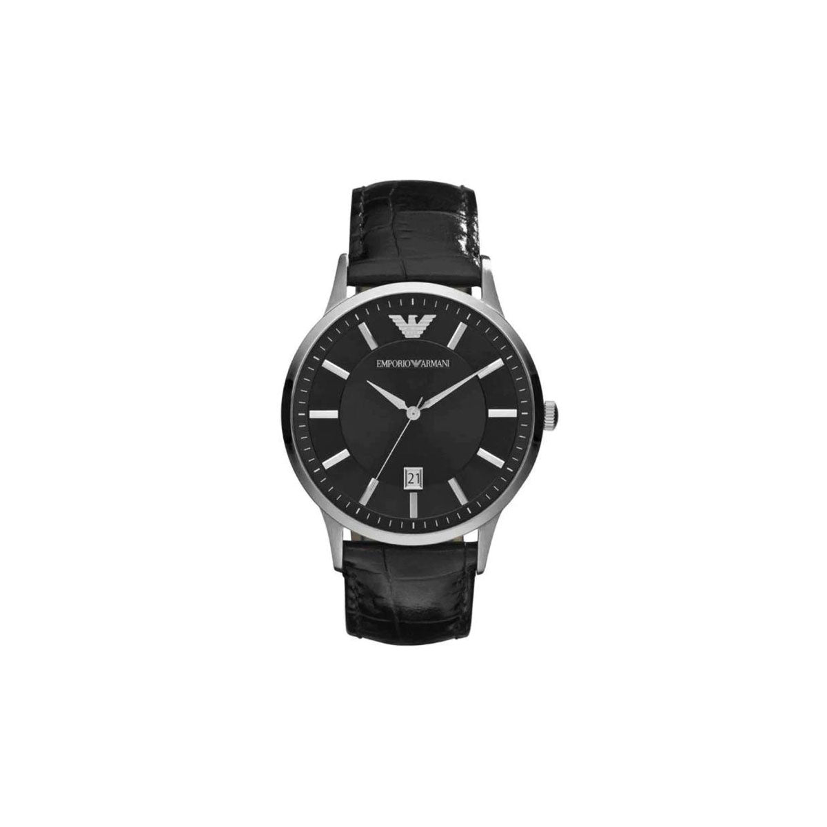 Emporio Armani AR2411 Men's Watch 44 Mm Black